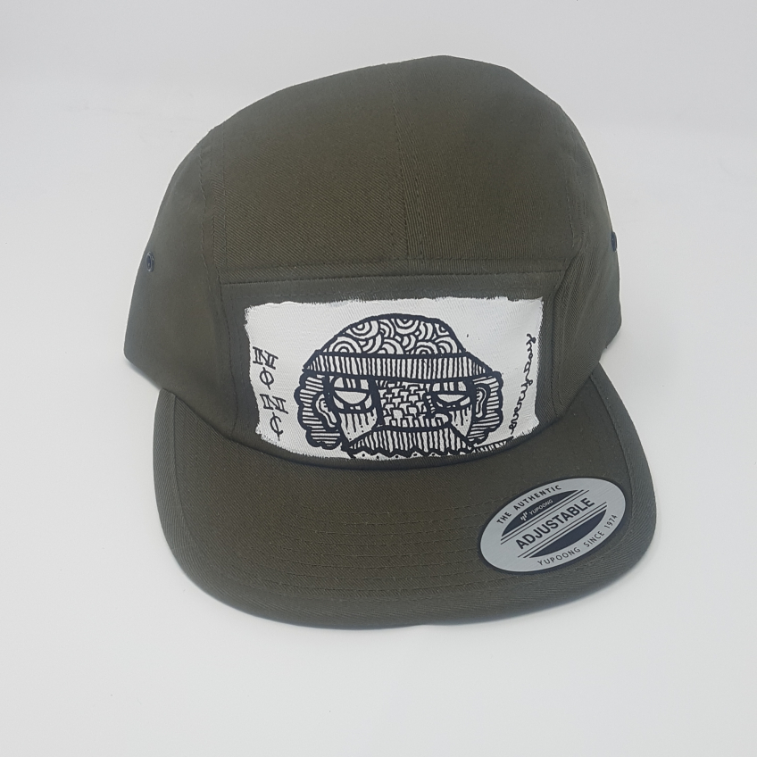Olive snap back caps