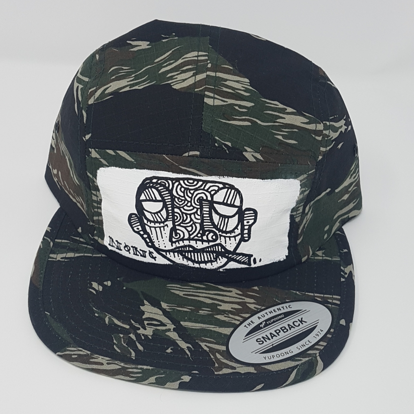 Camo 5 panel cap
