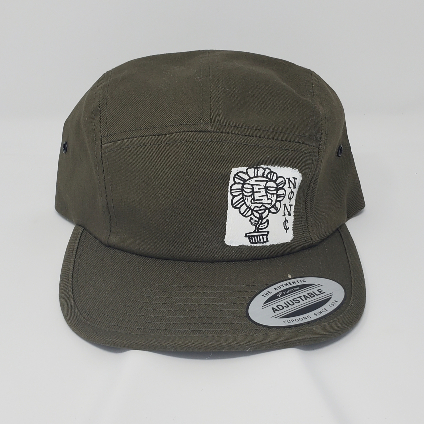 Olive snap back caps