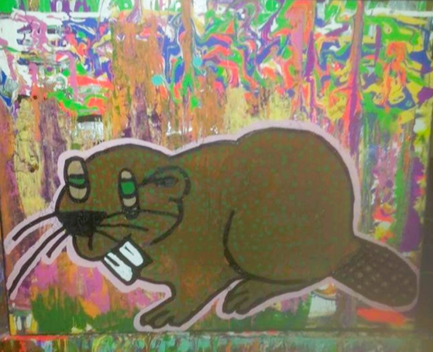 Peaches the beaver