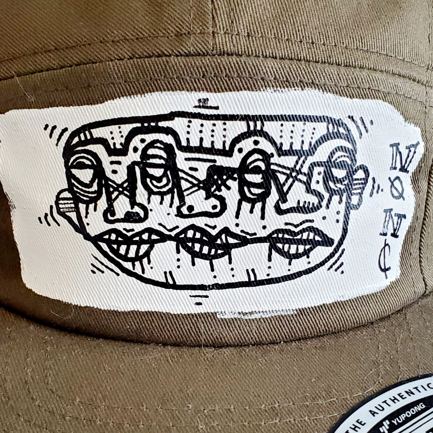 Olive 5 Panel Hat