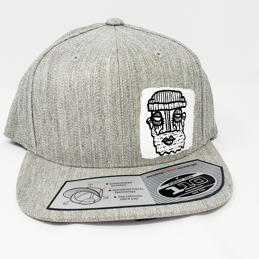 Grey Snap Back Cap