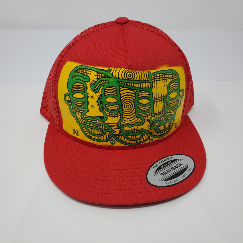 Pink Mesh Snap Back Cap