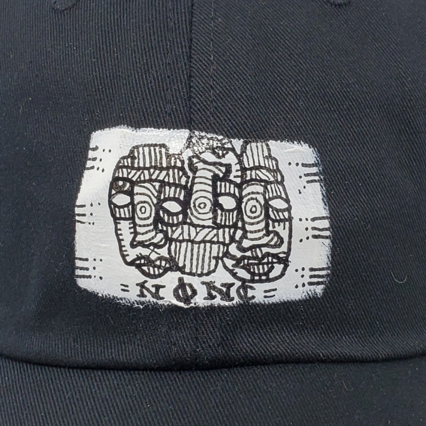 Black Adjustable Dad Cap