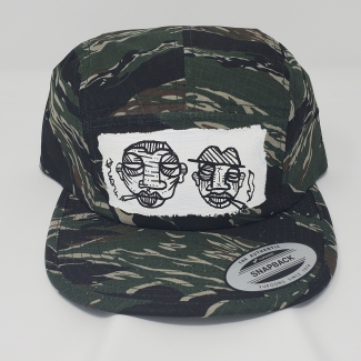 Camo 5 panel cap