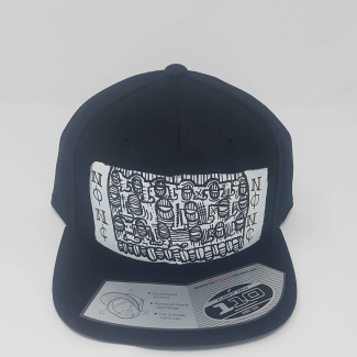 Black snap backs