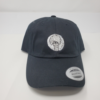 Black Adjustable Dad Cap