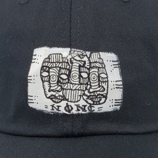 Black Adjustable Dad Cap