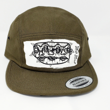 Olive 5 Panel Hat
