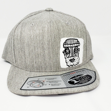 Grey Snap Back Cap