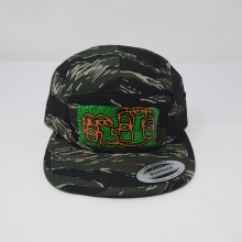 Tiger Camo Five Panel Cap