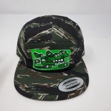 Tiger Camo five panel hat