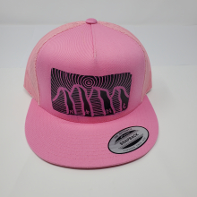 Pink Mesh Snap Back Cap